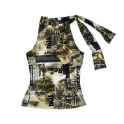 90s Magazine Print Top (S)