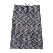 90s Gray Fauxchet Midi Skirt (XS/S)