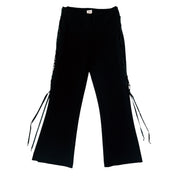 Caché Black Lace Up Pants (S)