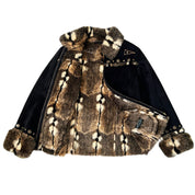 Furry Faux Suede Jacket (M)