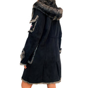 Pepe Jeans Furry Hooded Coat (S)
