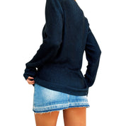 Vintage Ribbed Star Sweater (M)