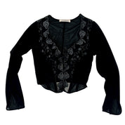 Vintage Lace Up Lingerie Top (S)