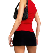 90s Red Graphic Top (XS/S)