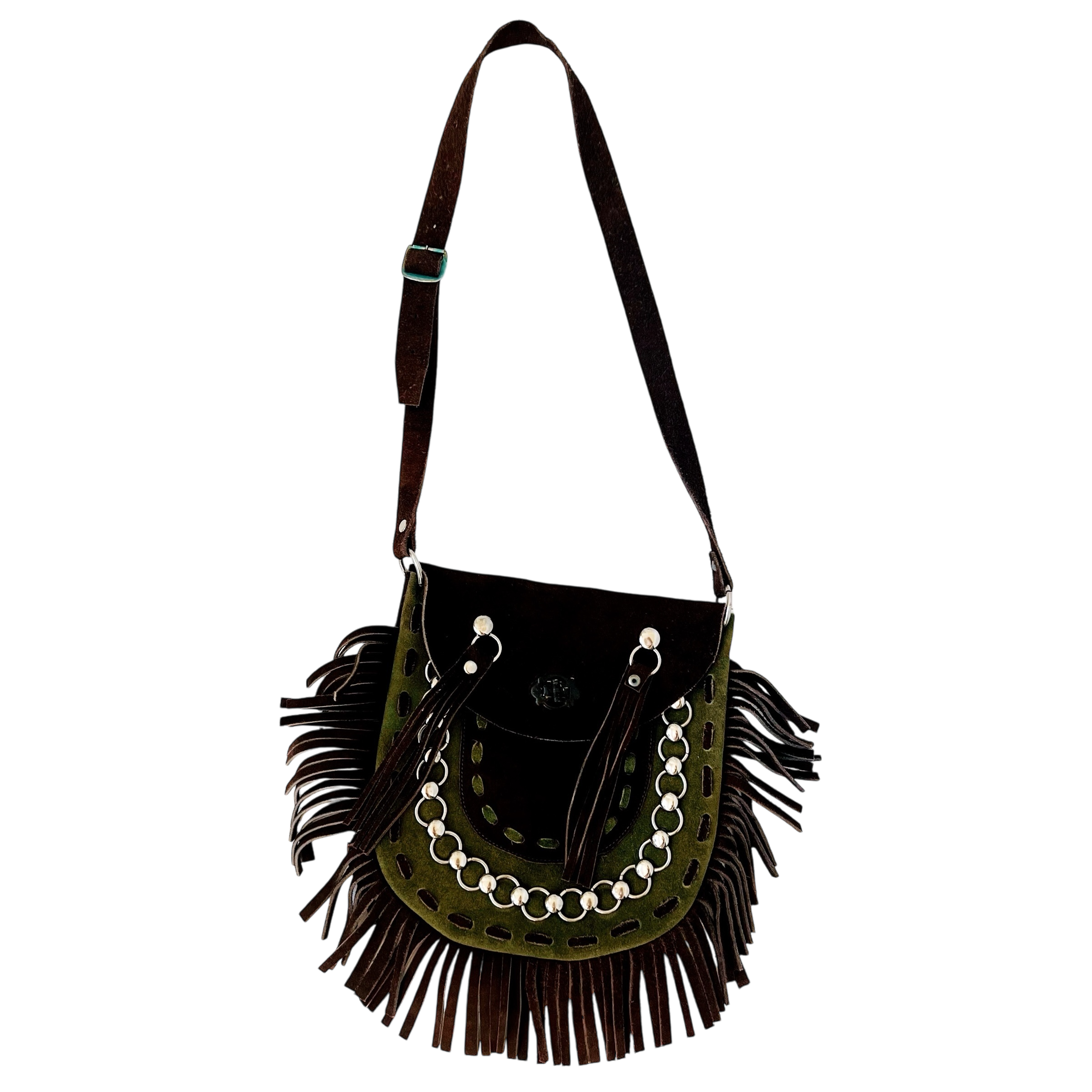 Suede Leather Fringe Purse