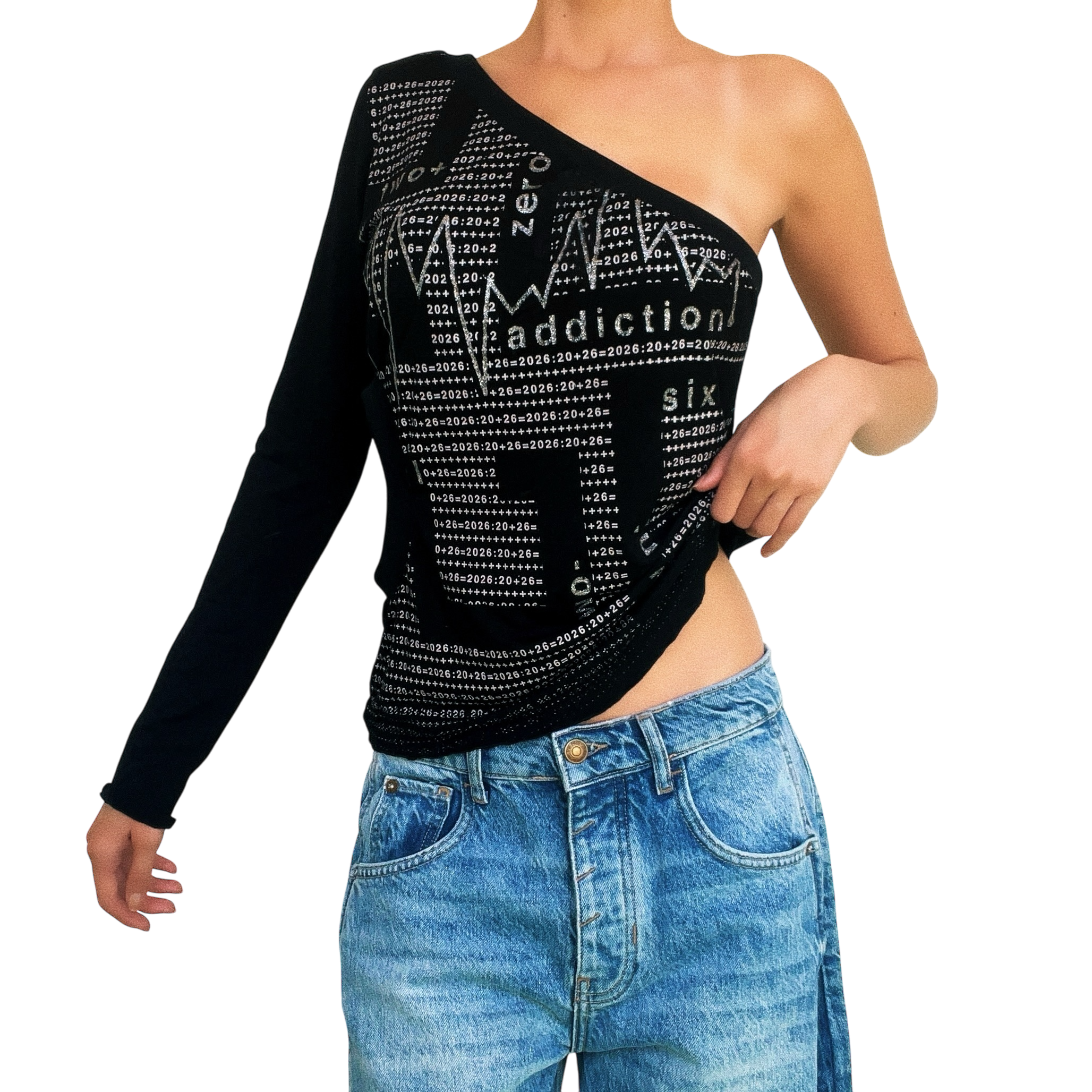 French Vintage Cutout Top (M)