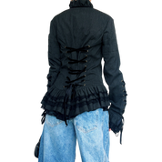 Gothic Zip Up Top (M)