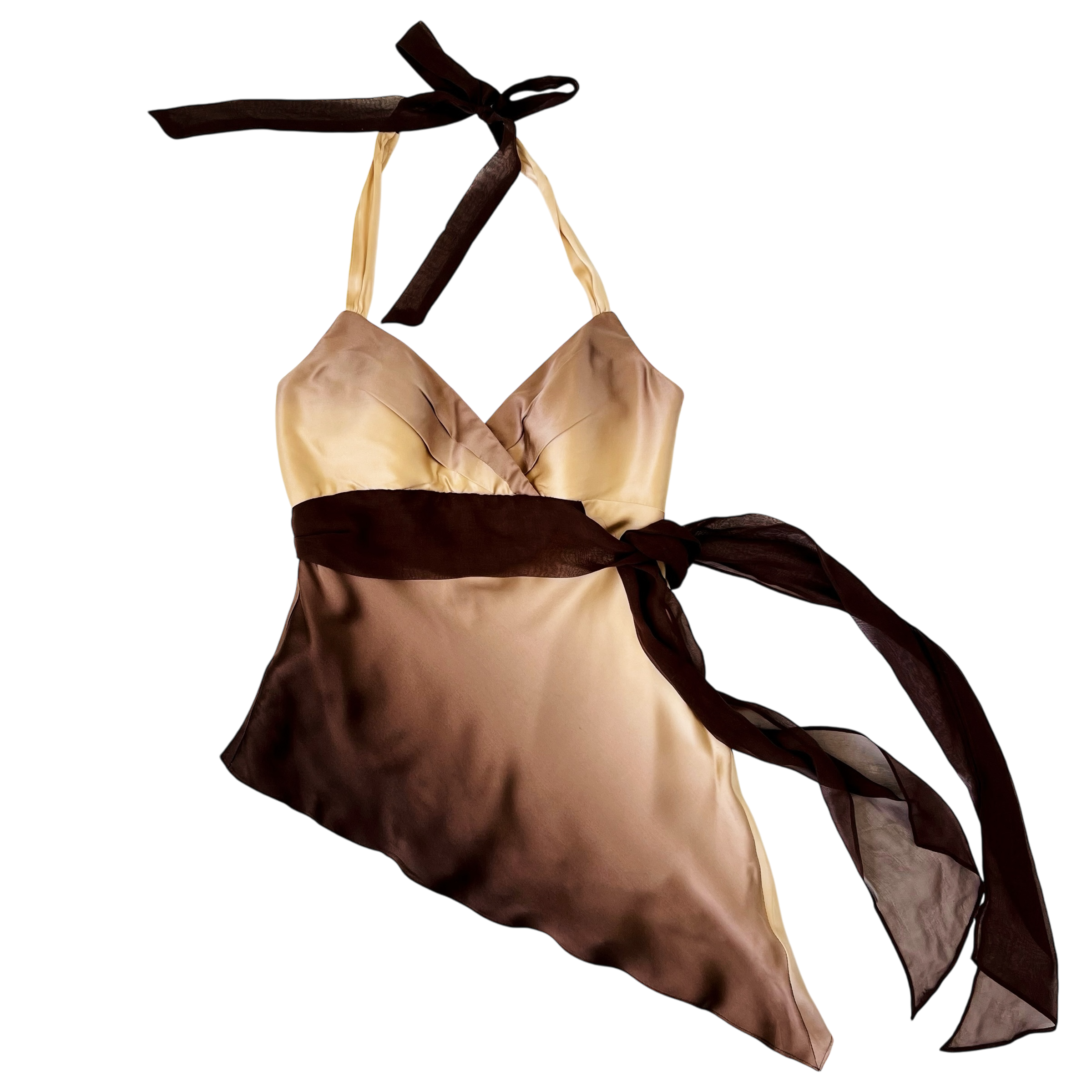 Caché Silky Halter Top (S)