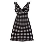 90s Polkadot Midi Dress (S)