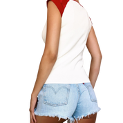 Vintage Knit Butterfly Top (S/M)