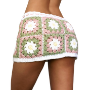 Daisy Chains Crochet Mini Skirt (XS/S)