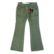 Army Green Cargo Jeans (M)