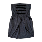 Strapless Military Mini Dress (S/M)
