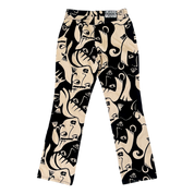 Vintage Artsy Velvet Pants (M/L)