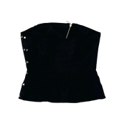 Early 2000s Strapless Studded Top (M)