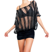 Sheer Slouchy Hybrid Top (S/M)