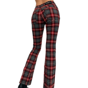 Early 2000s Red Plaid Pants (XS)