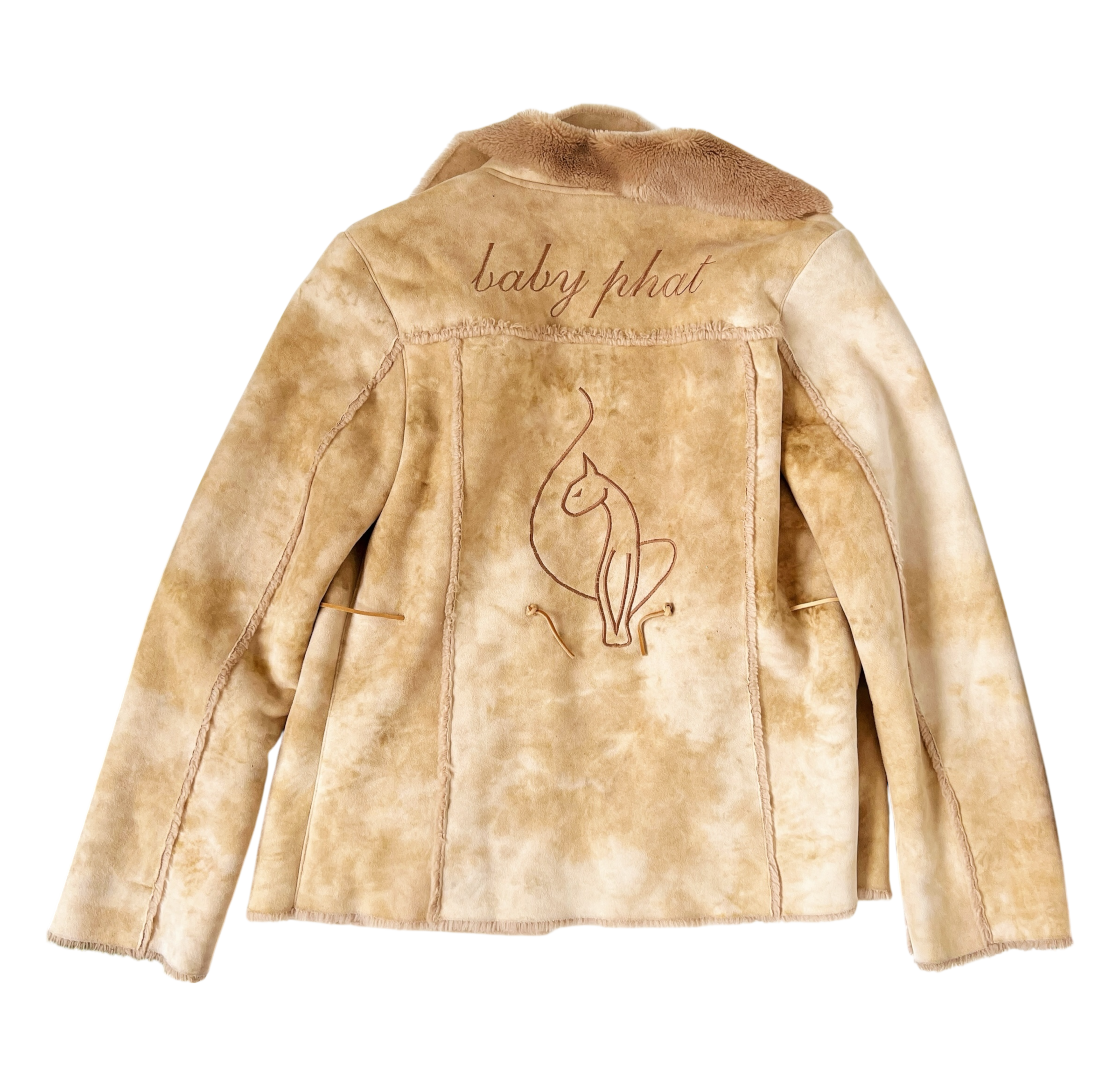 Baby Phat Faux Suede Coat (L)