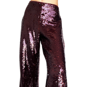 Burgundy Sequin Pants (M)