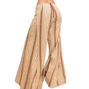 Ultra Wide Leg Striped Pants (S)
