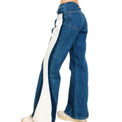 90s Funky Wide Leg Jeans (S)