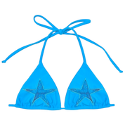 Blue Laced Bikini Top (XS-XL)