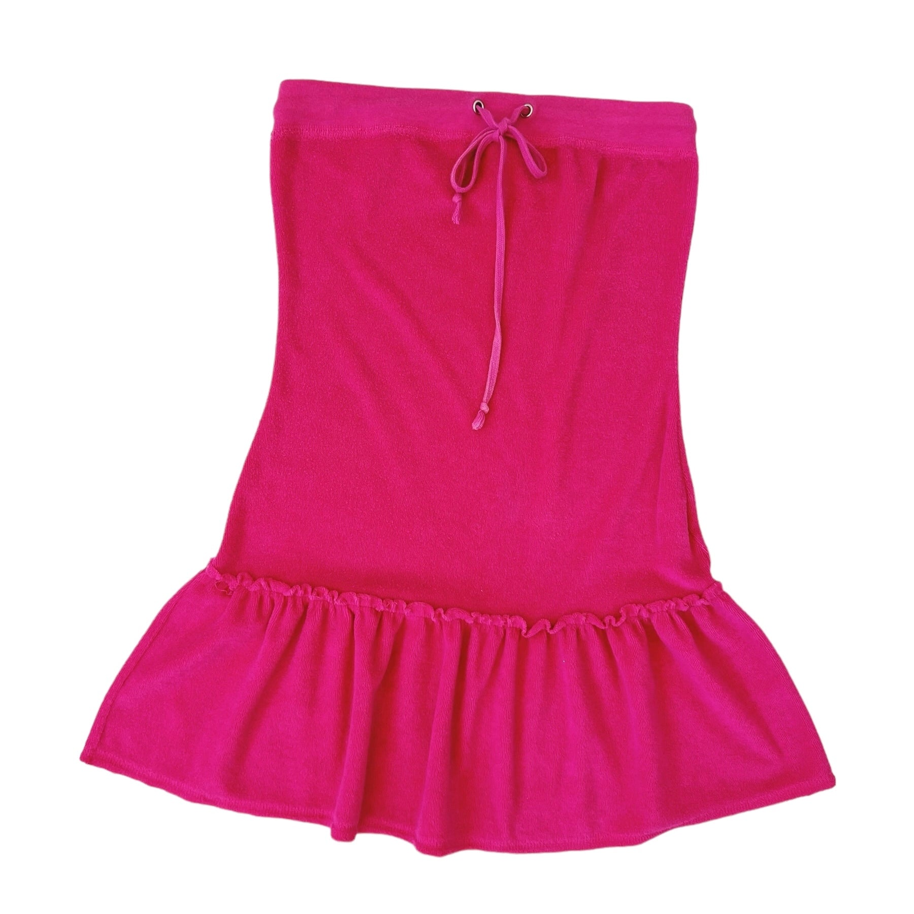 90s Hot Pink Terrycloth Mini Dress (S) Holy Thrift 90s Hot Pink Terrycloth Mini Dress (S) Holy Thrift