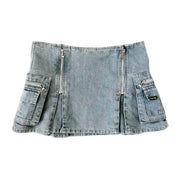 Early 2000s Mini Cargo Skirt (M)