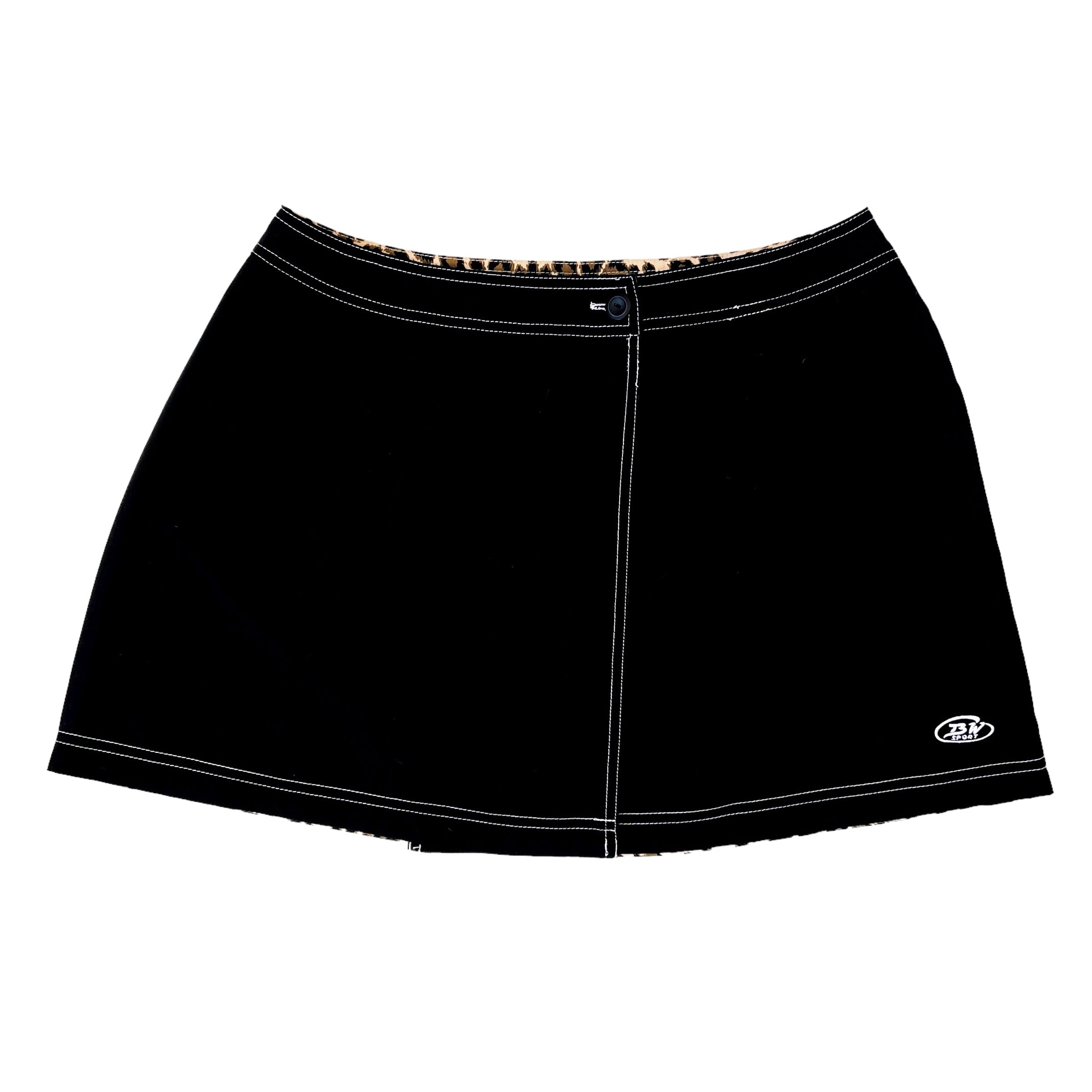 90s Reversible Sporty Wrap Skirt (L)