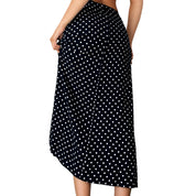 Vintage Navy Polkadot Skirt (S)