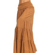 Flowy Tiered Wide Leg Pants (S)