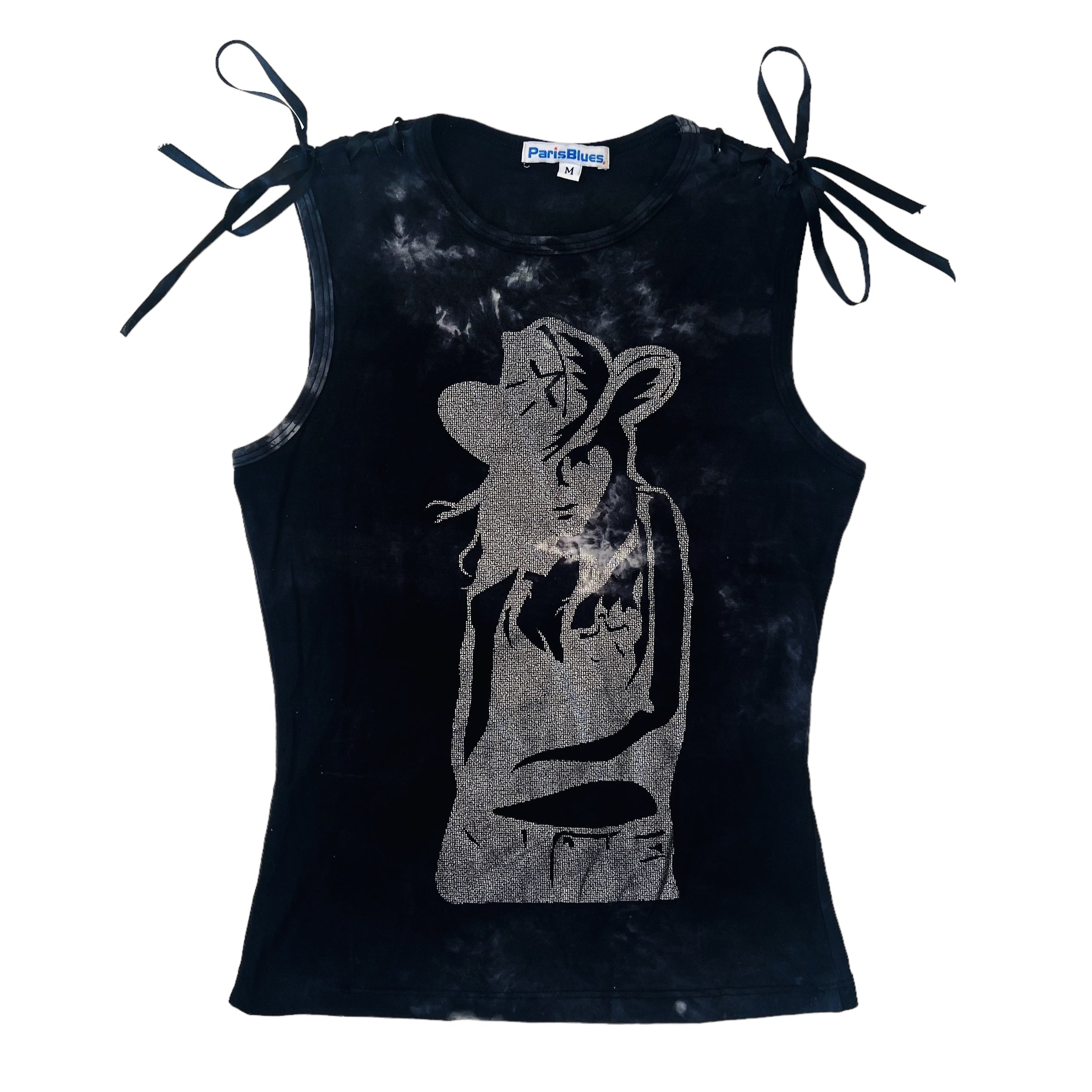 Vintage Sleeveless Cowgirl Top (S/M)