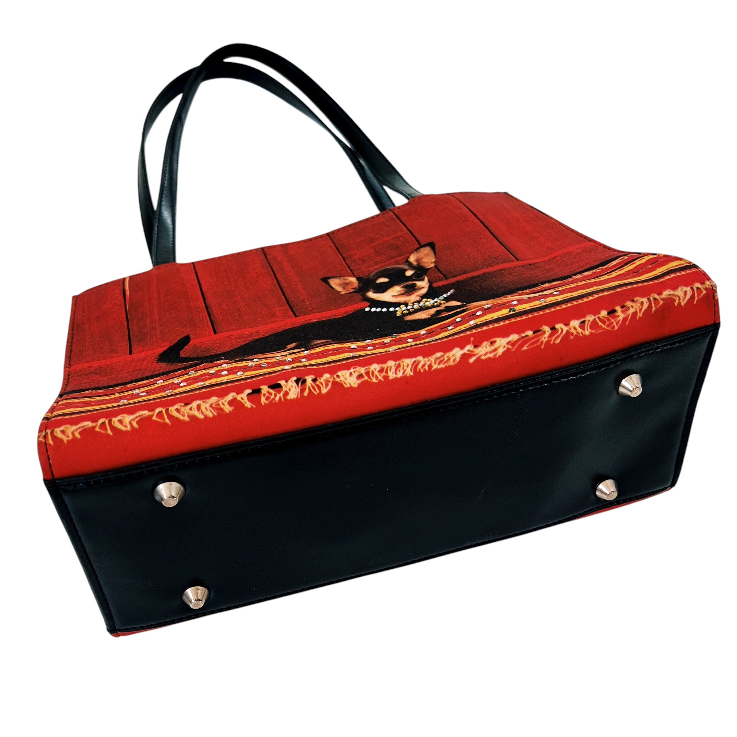 Rhinestone Chihuahua Purse