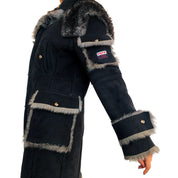 Pepe Jeans Furry Hooded Coat (S)