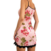 Vintage Floral Micro Mesh Slip (S)