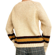 Hand Stitched Sporty Sweater (S)