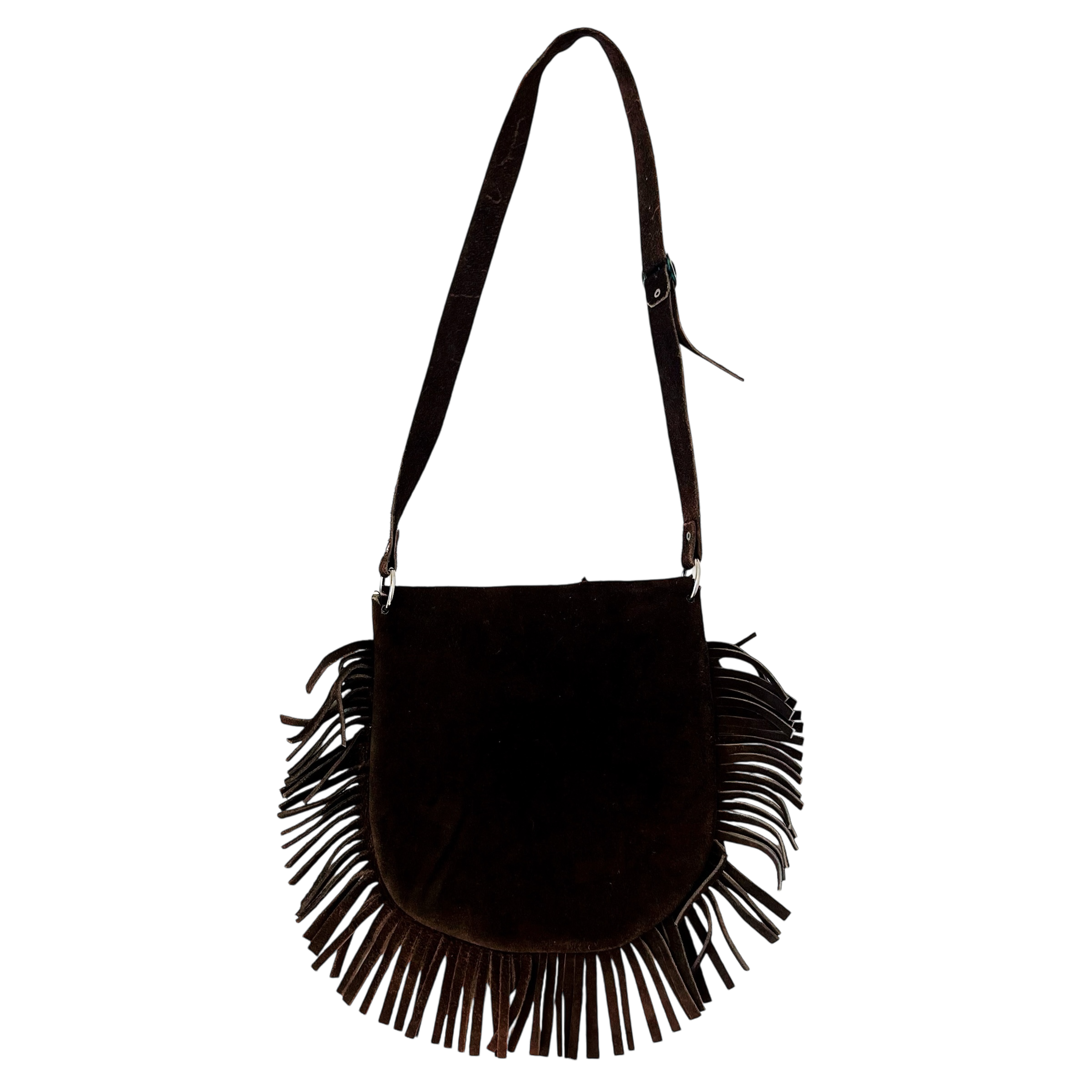 Suede Leather Fringe Purse