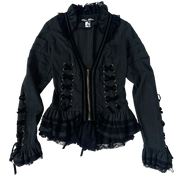 Gothic Zip Up Top (M)
