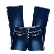 Early 2000s Studded Jeans (S/M)
