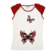 Vintage Knit Butterfly Top (S/M)