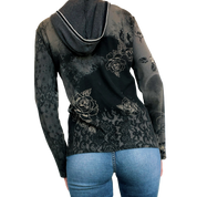 Early 2000s Embellished Hoodie (M/L)