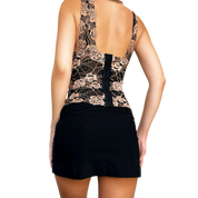 Marciano Lacy Beaded Top (XS)