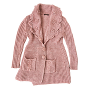 Dusty Rose Knit Cardigan (XL)