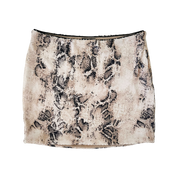 Bebe Sequin Snakeskin Skirt (S)