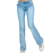 Early 2000s Flower Pocket Jeans (S)