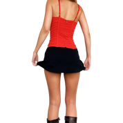 Marciano Vibrant Red Corset Top (XS)