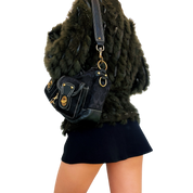 Furry Moss Green Knit Cardigan (S-L)
