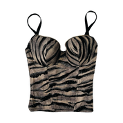 Marciano Animal Print Bustier (M)