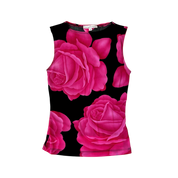 90s Mesh Rose Top (S)