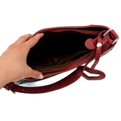 Faux Leather Cherry Purse